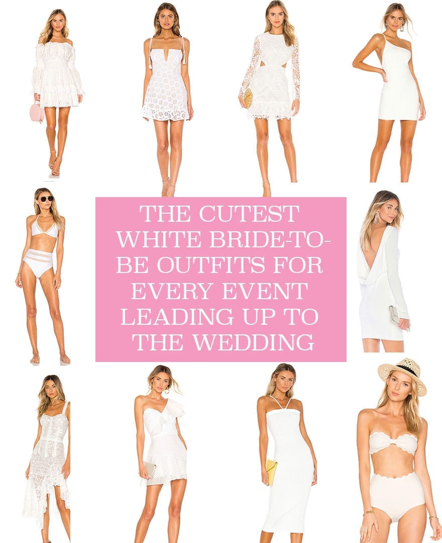 white wedding outfits