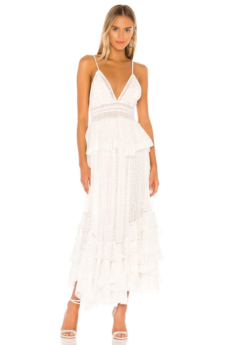 ROCOCO SAND Elna Dress in Off White