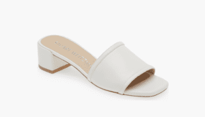 Stuart Weitzman Cayman Block Heel Sandal (Women) in White