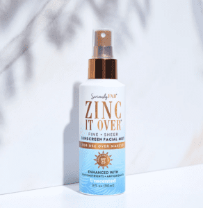 Seriously FAB's Zinc It Over Sunscreen Spray UNSCENTED SPF MIST
