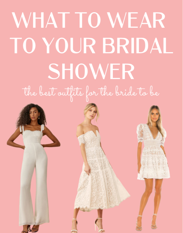 What to Wear to Your Bridal Shower : The Best White Bride-to-Be Outfits ...