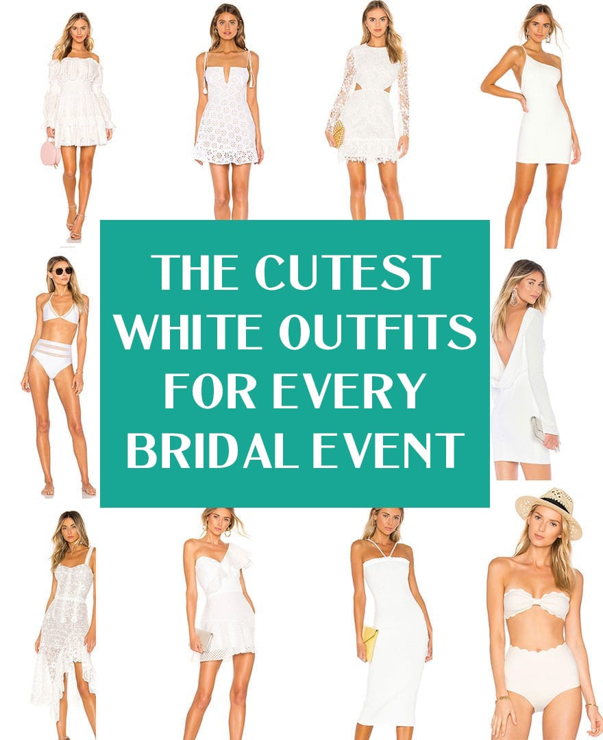 The Perfect White Dresses & Outfits Every Bride-to-Be Needs for