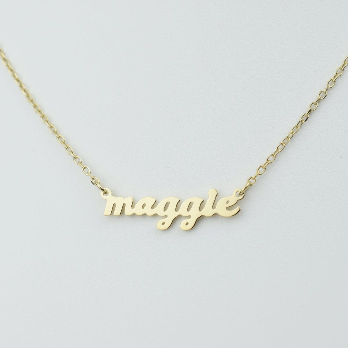 Tiny Name Gold Necklace