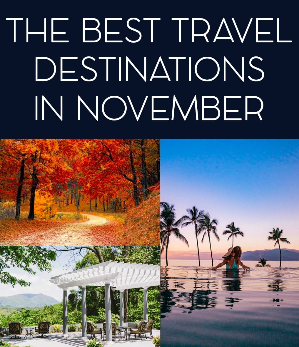 tourist destinations for november