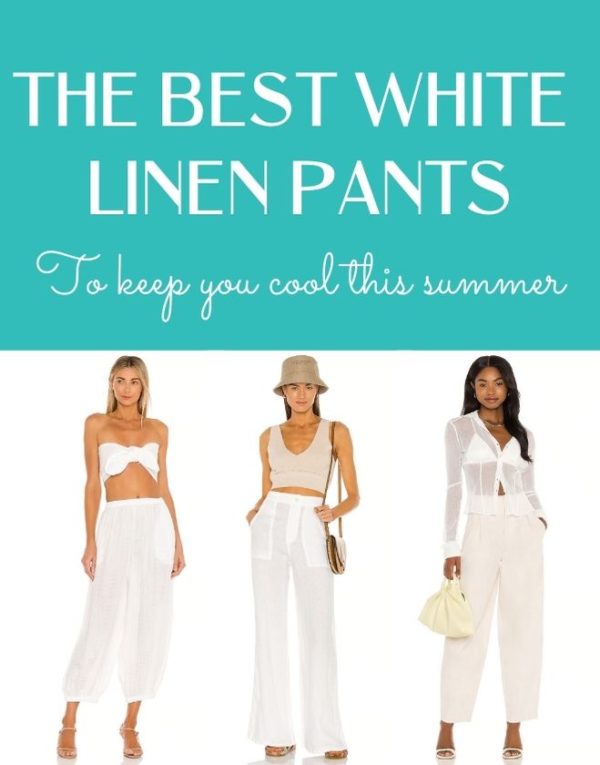 The Best White Linen Beach Pants of The Summer - JetsetChristina
