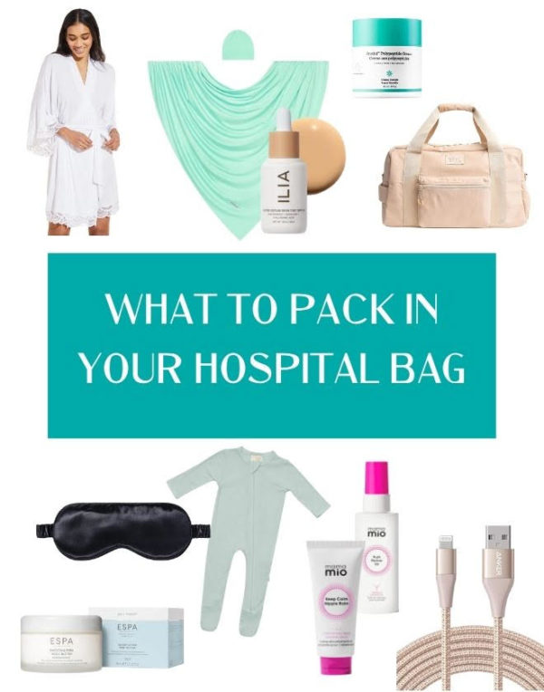 What to Pack in Your Hospital Bag - Everything I'm Packing to Prepare ...