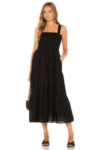 Seafolly Faithful Midi Dress in Black
