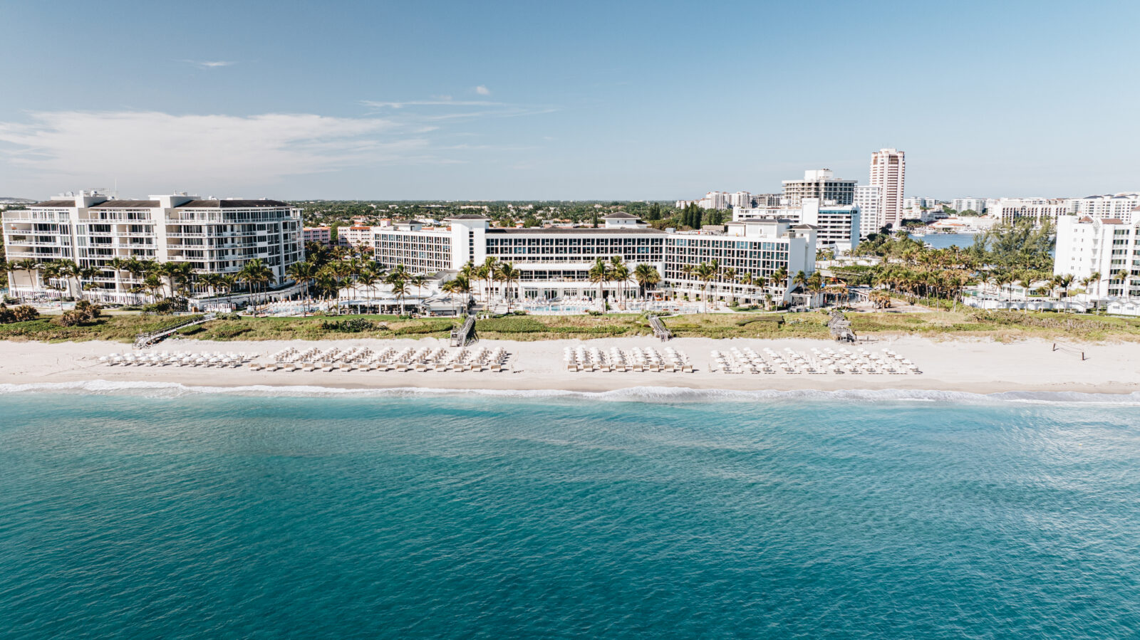 Beach Club at The Boca Raton seen from the ocean