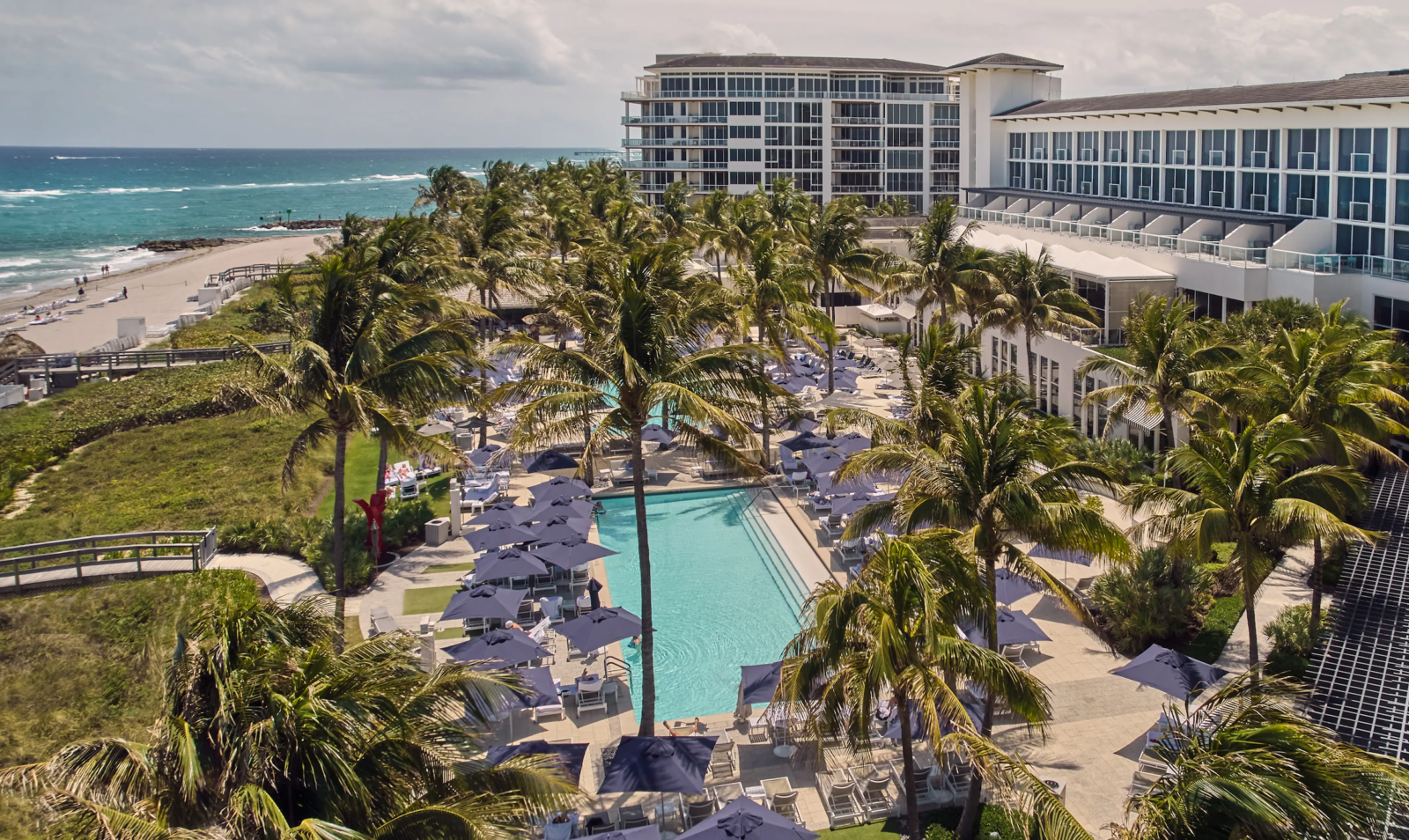 Beach Club at The Boca Raton oceanfront pools and private beach