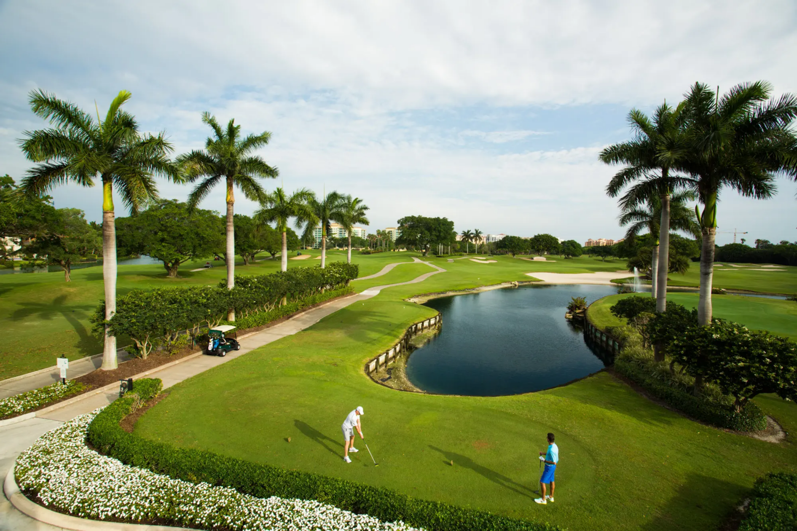 The championship golf course at The Boca Raton